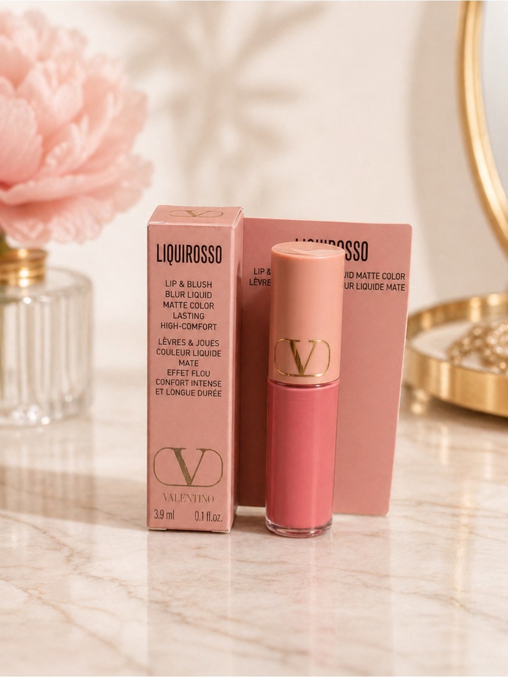 Valentino Liquirosso Lip & Blush Blur Liquid 109R CATCH ME IF YOU CAN - New Mini